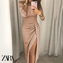 Vestido de Festa Brilhante Ζаrа + Brinde Exclusivo